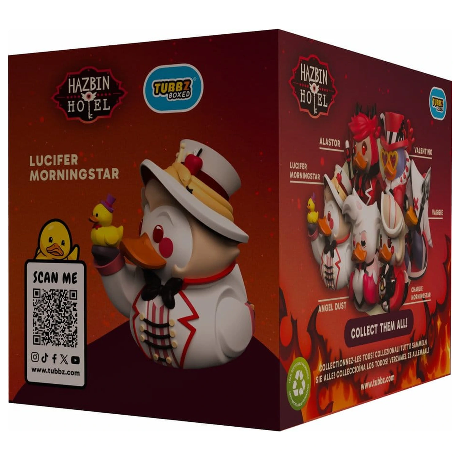 Hazbin Hotel Tubbz PVC figura Lucifer Morningstar Boxed Edition 10 cm fotografija izdelka