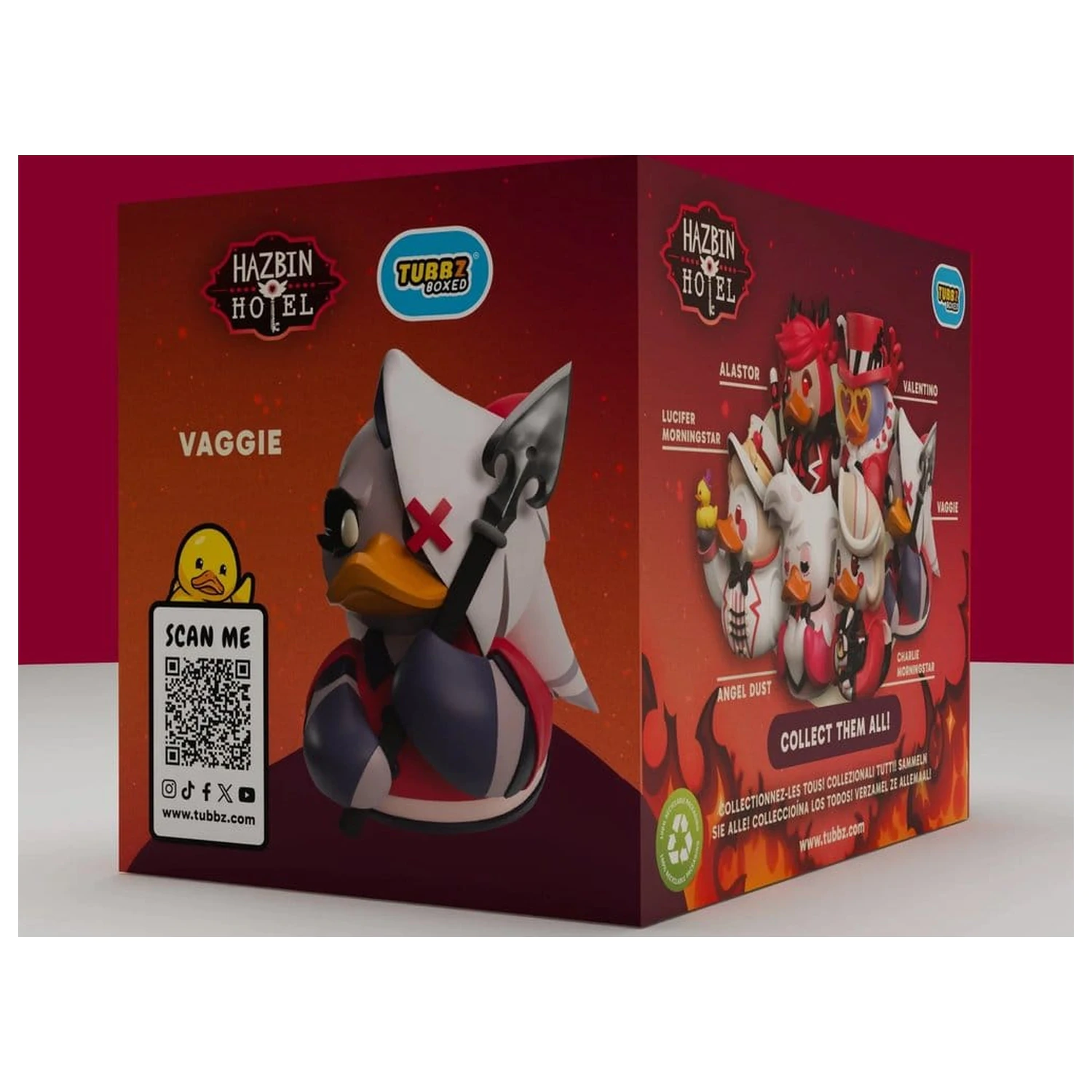 Hazbin Hotel Tubbz PVC figura Vaggie Boxed Edition 10 cm fotografija izdelka