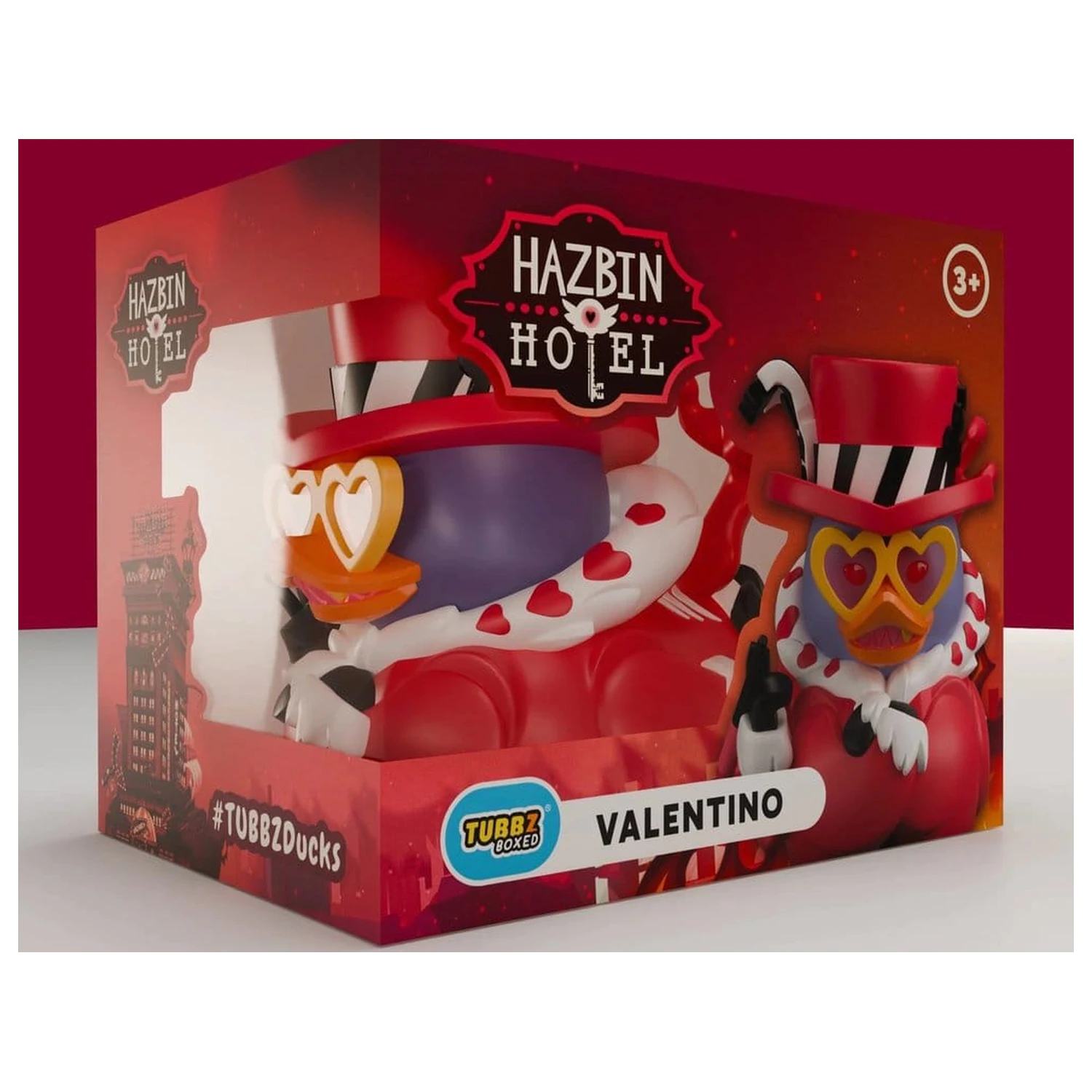 Hazbin Hotel Tubbz PVC figura Valentino Boxed Edition 10 cm fotografija izdelka