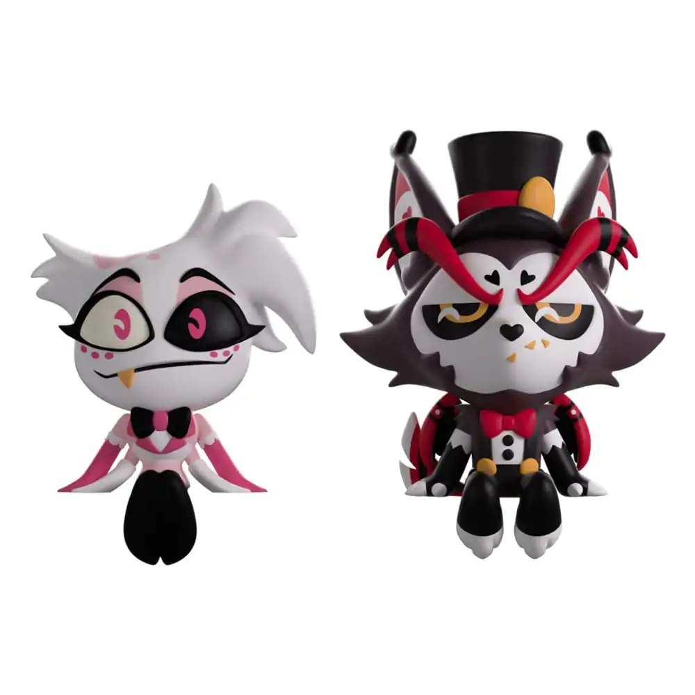 Hazbin Hotel Vinyl Figures Angel Dust & Husk Monitor Buddiez Vinilne Figure fotografija izdelka