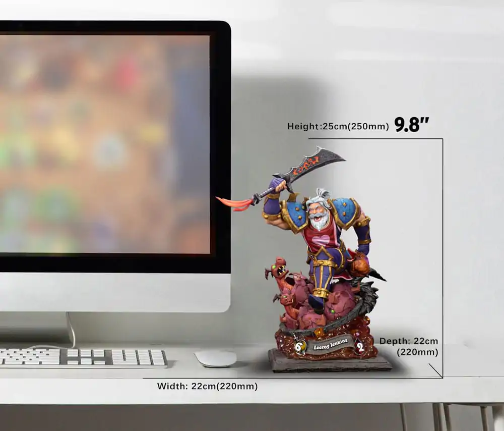 Hearthstone kip 1/10 Leeroy Jenkins 25 cm fotografija izdelka