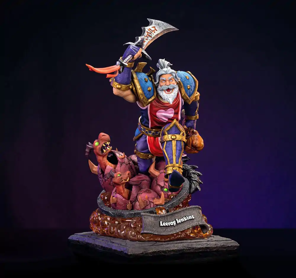 Hearthstone kip 1/10 Leeroy Jenkins 25 cm fotografija izdelka