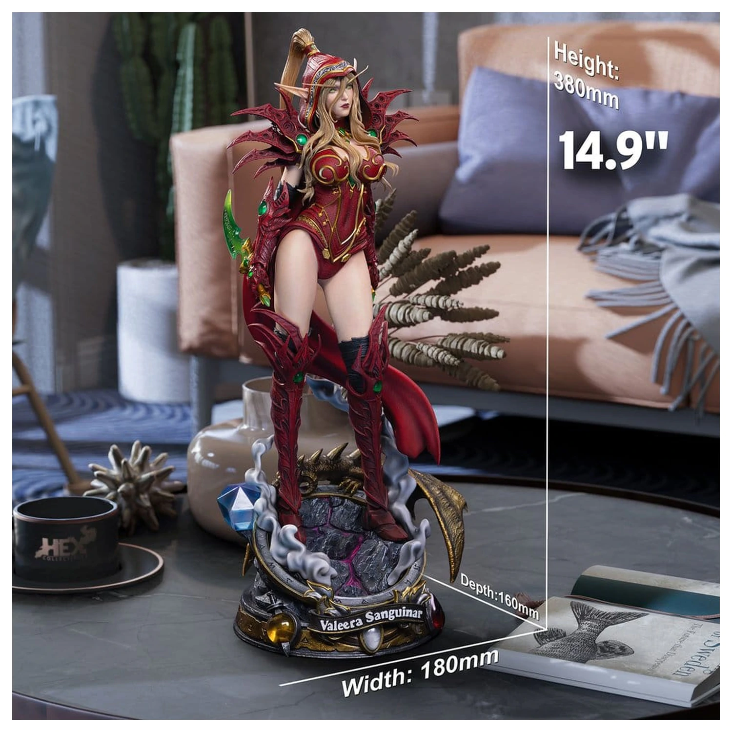 Hearthstone 1/6 Kip Valeera Sanguinar 38 cm fotografija izdelka