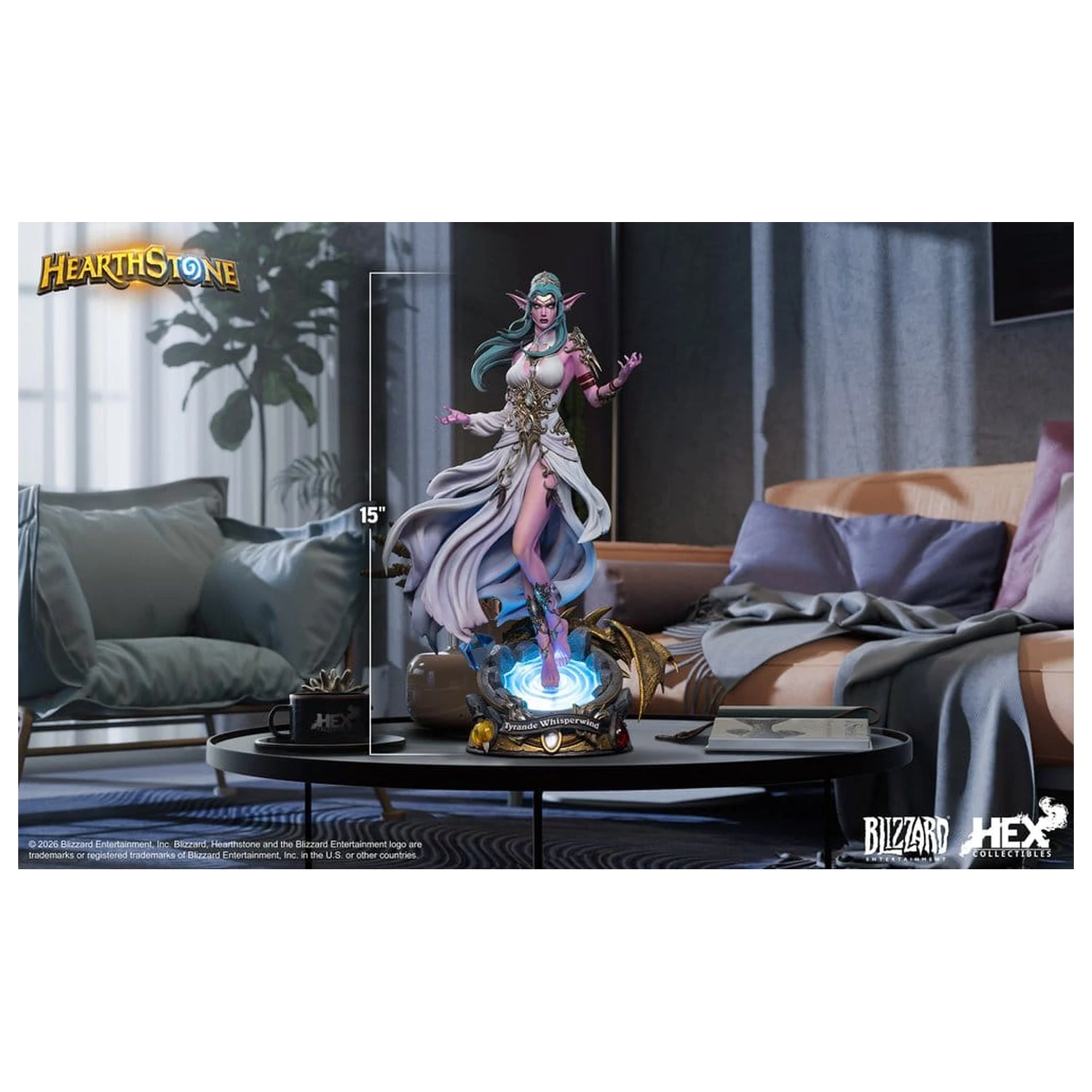 Hearthstone Kip 1/6 Tyrande Whisperwind 38 cm fotografija izdelka