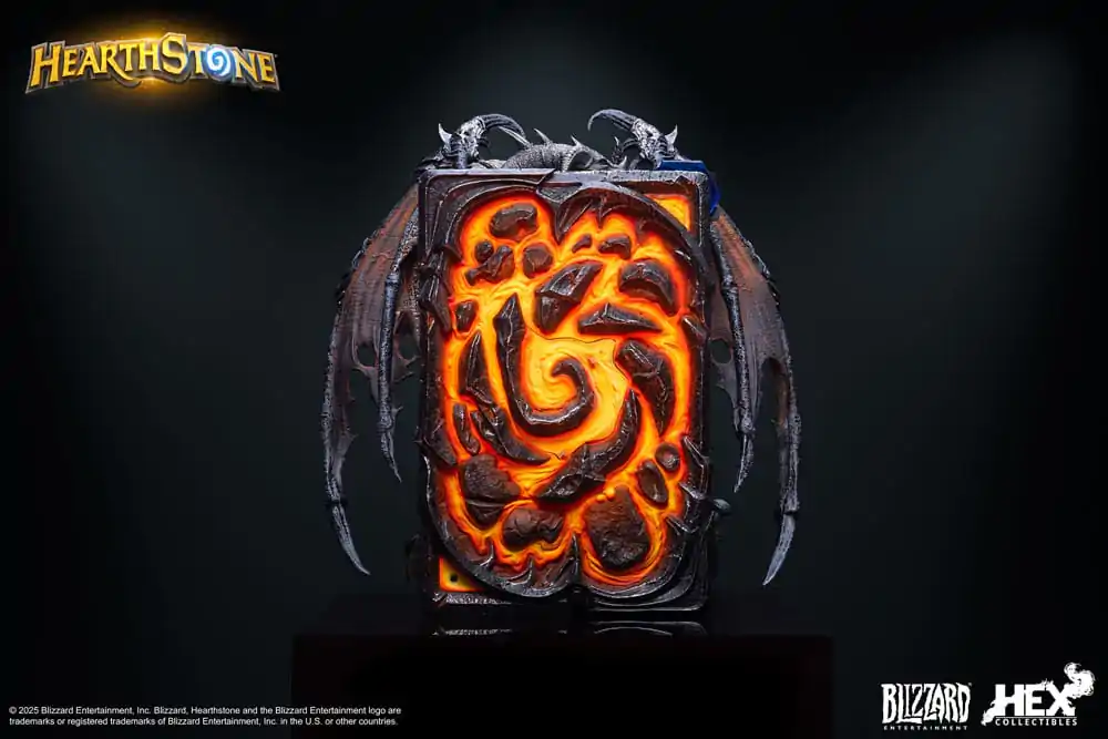 Hearthstone 3D Umetniški okvir Kip Deathwing 34 cm fotografija izdelka