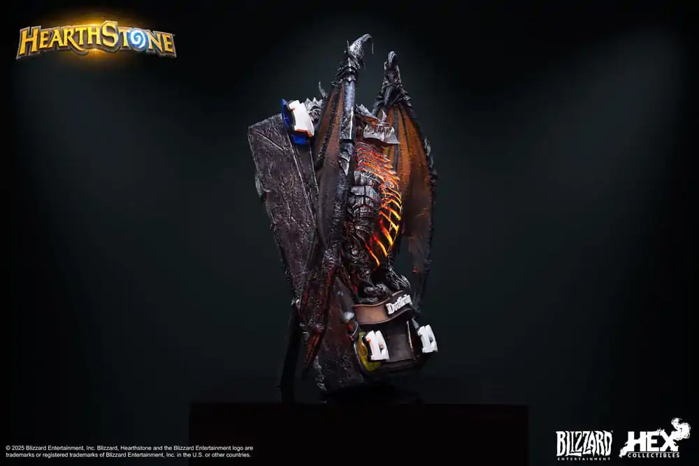 Hearthstone 3D Umetniški okvir Kip Deathwing 34 cm fotografija izdelka