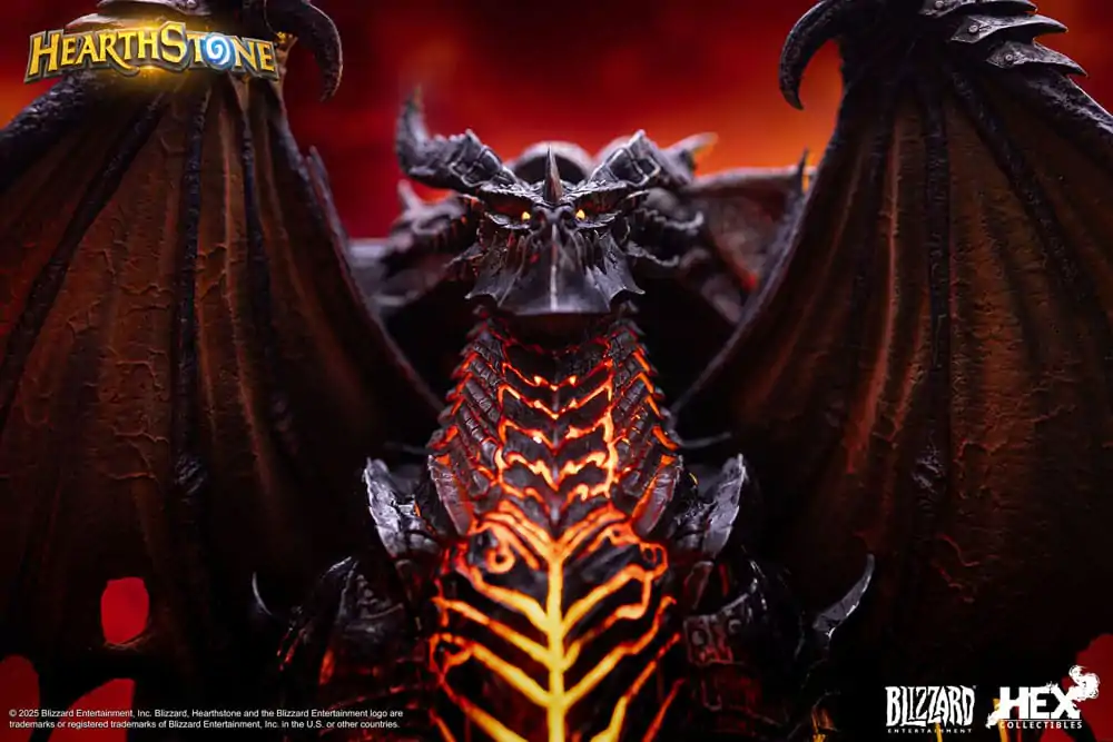 Hearthstone 3D Umetniški okvir Kip Deathwing 34 cm fotografija izdelka