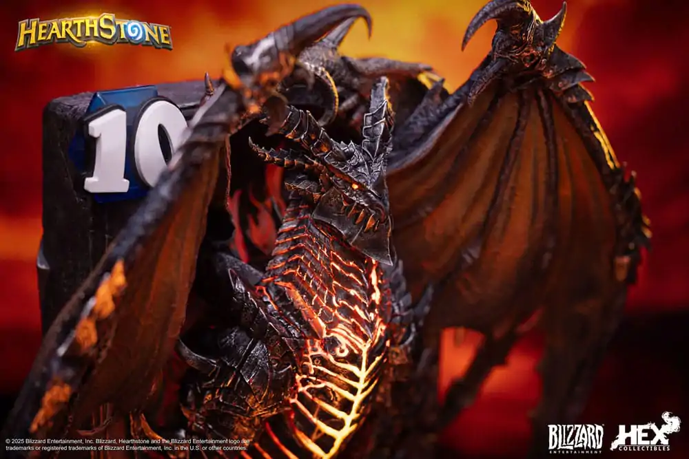 Hearthstone 3D Umetniški okvir Kip Deathwing 34 cm fotografija izdelka