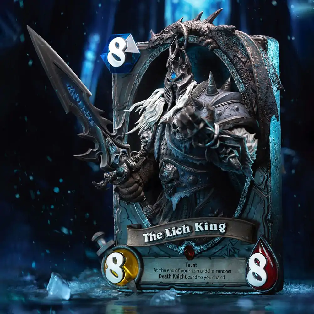 Hearthstone 3D umetniški okvir kip The Lich King 31 cm fotografija izdelka