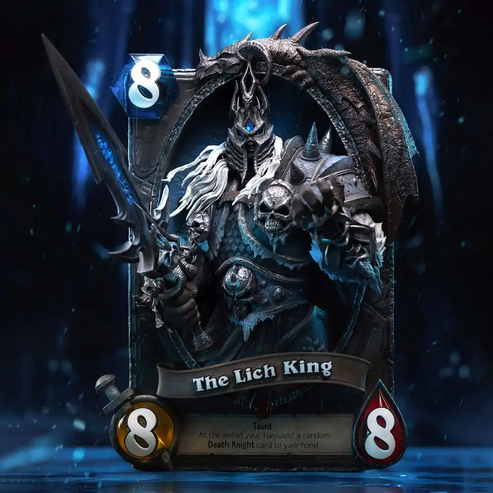 Hearthstone 3D umetniški okvir kip The Lich King 31 cm fotografija izdelka