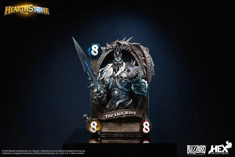 Hearthstone 3D umetniški okvir kip The Lich King 31 cm fotografija izdelka
