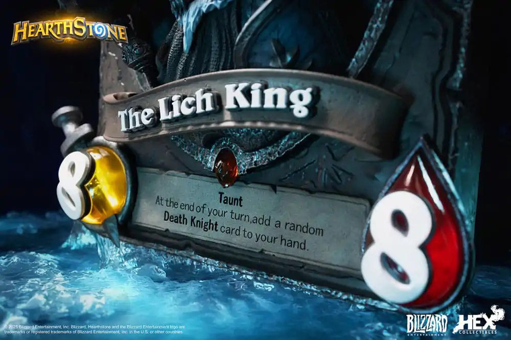 Hearthstone 3D umetniški okvir kip The Lich King 31 cm fotografija izdelka