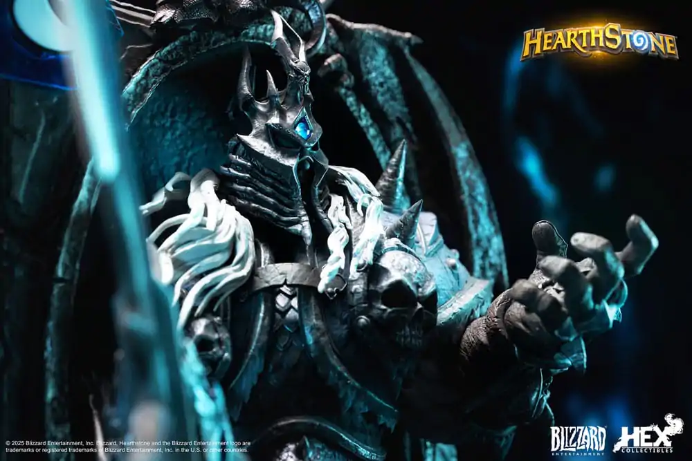 Hearthstone 3D umetniški okvir kip The Lich King 31 cm fotografija izdelka