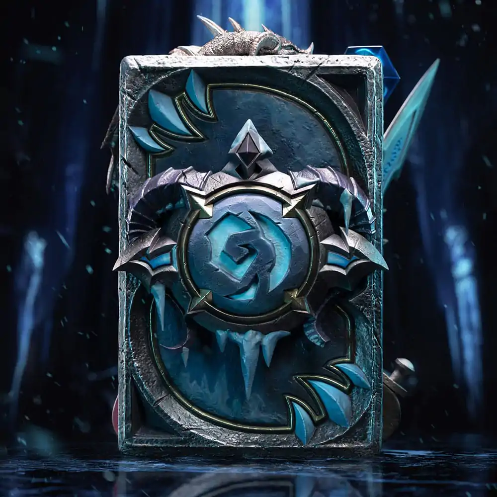 Hearthstone 3D umetniški okvir kip The Lich King 31 cm fotografija izdelka