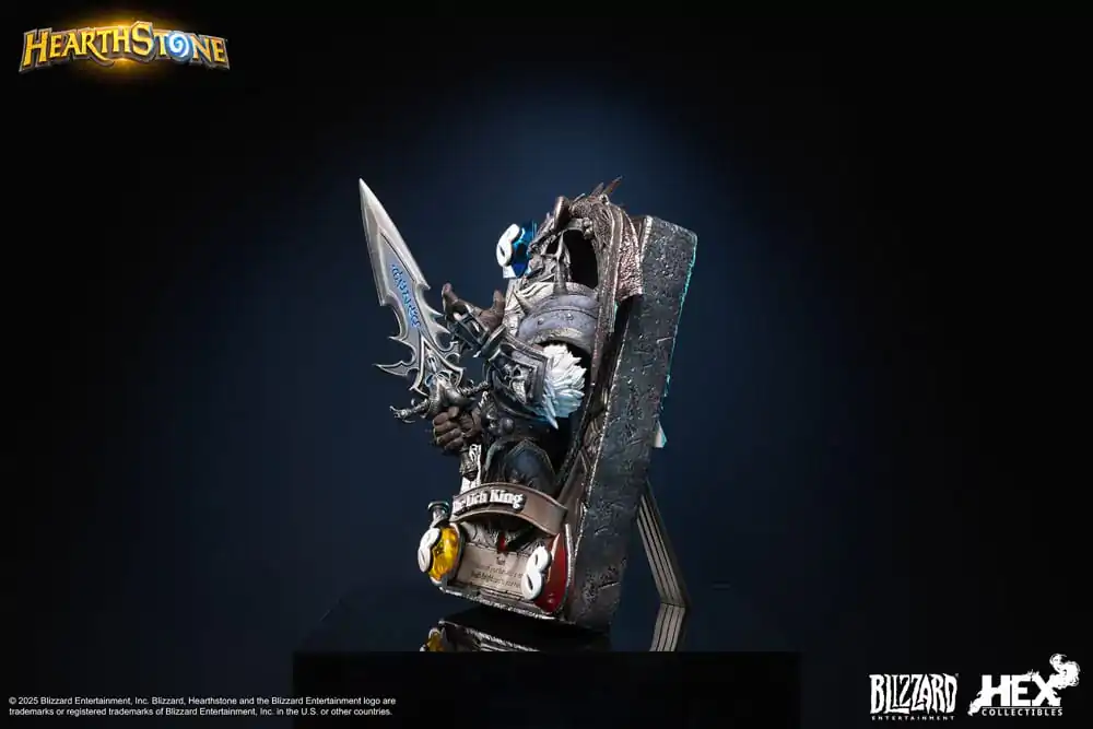 Hearthstone 3D umetniški okvir kip The Lich King 31 cm fotografija izdelka