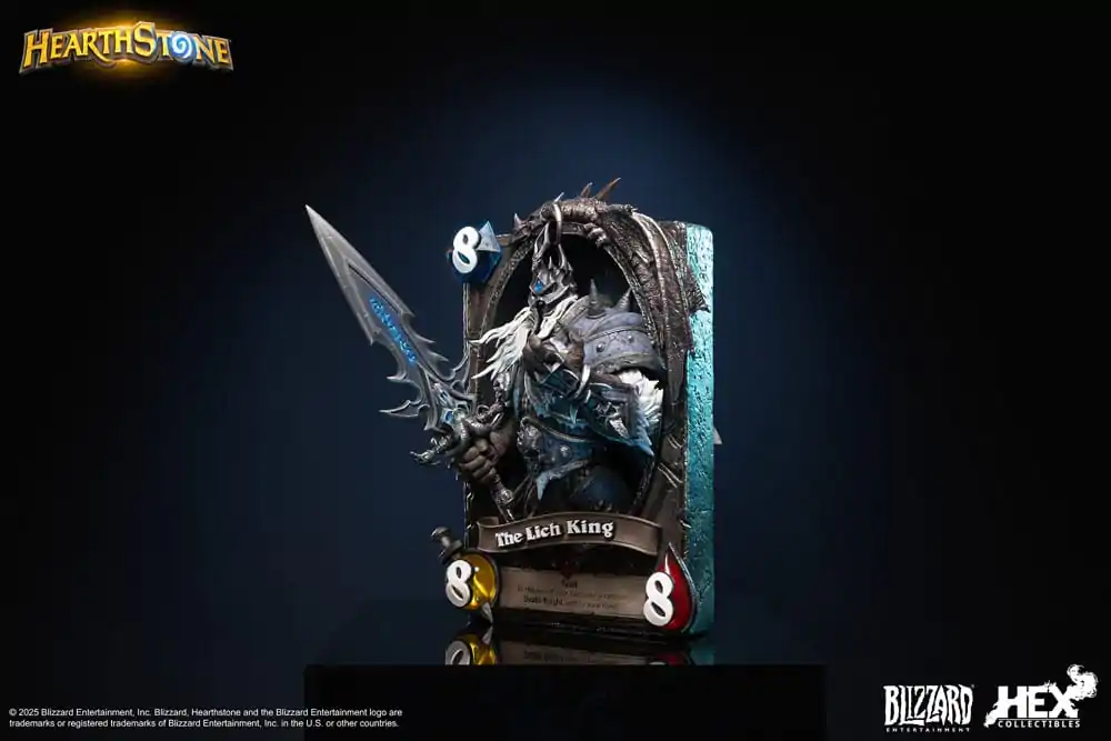Hearthstone 3D umetniški okvir kip The Lich King 31 cm fotografija izdelka