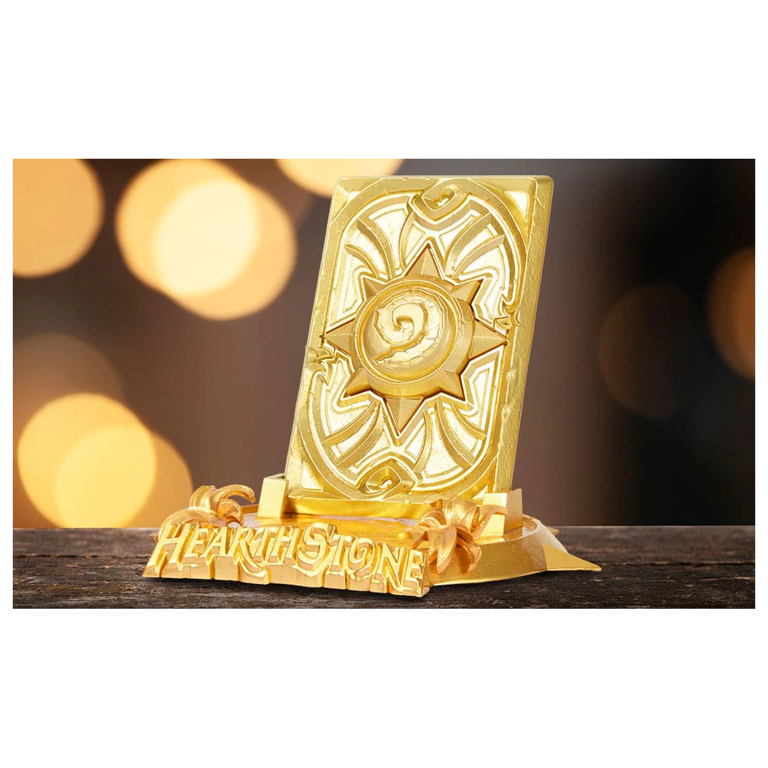 Hearthstone replika zlate praznične hrbtne strani kartice 10 cm fotografija izdelka