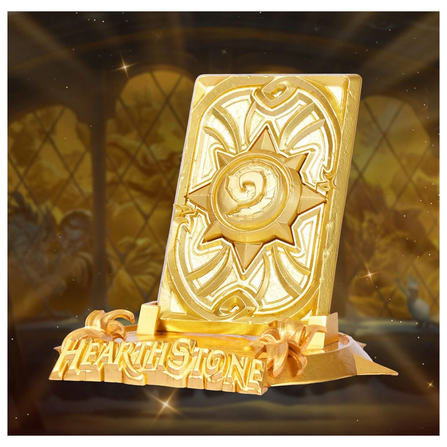 Hearthstone replika zlate praznične hrbtne strani kartice 10 cm fotografija izdelka