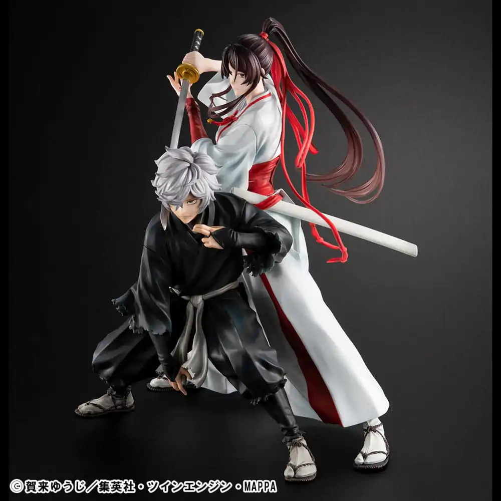 Hell´s Paradise Lucrea PVC Kipa 2-Pack Gabimaru & Sagiri Yamada Asaemon 20 cm fotografija izdelka