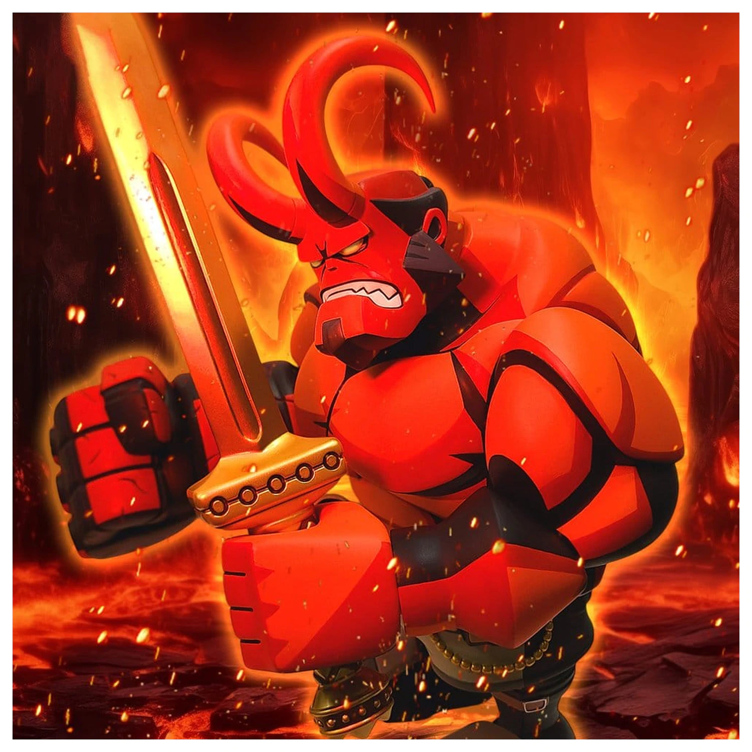 Hellboy Bulkyz vinilna figura 29 cm fotografija izdelka