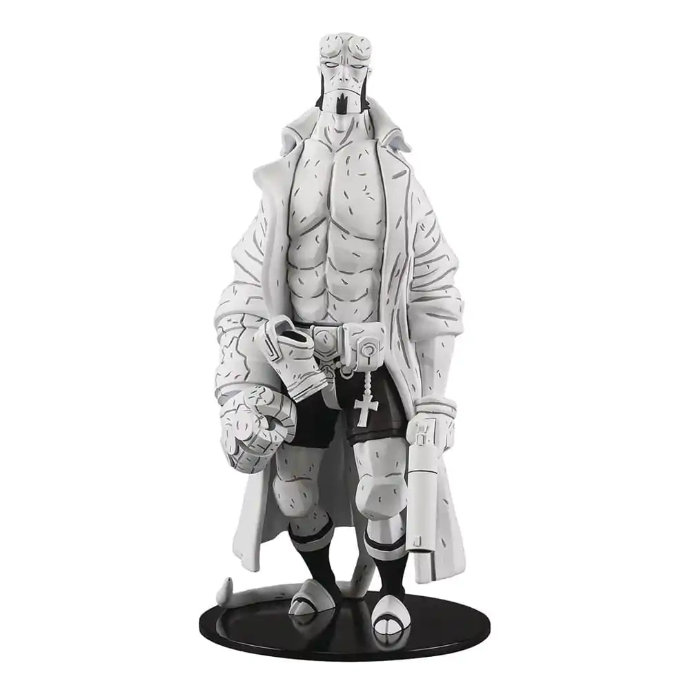 Hellboy vinylová socha 30. výročie B&W Variant Previews Exclusive 32 cm fotografija izdelka