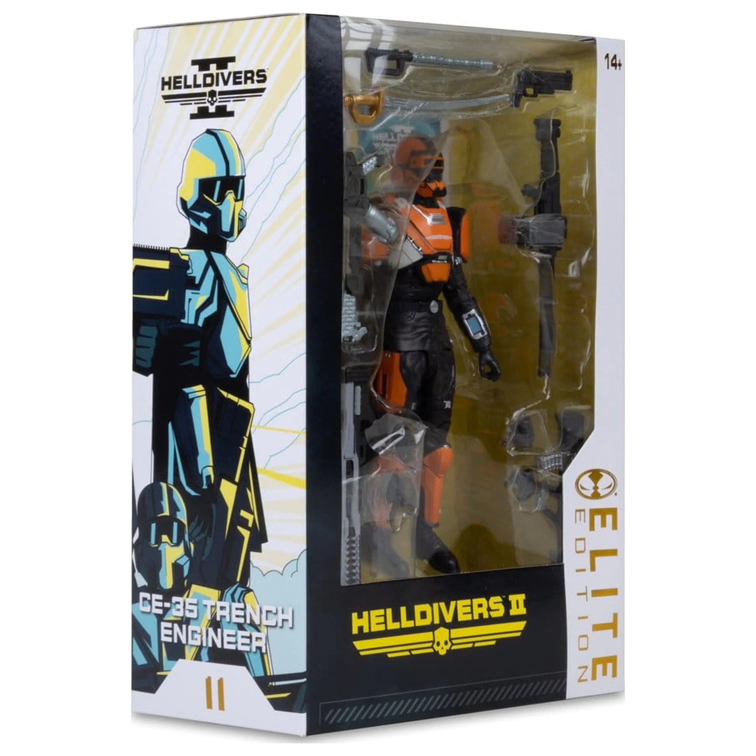 Helldivers 2 McFarlane Elite Edition akcijska figura CE-25 Trench Engineer (Deluxe) 18 cm fotografija izdelka