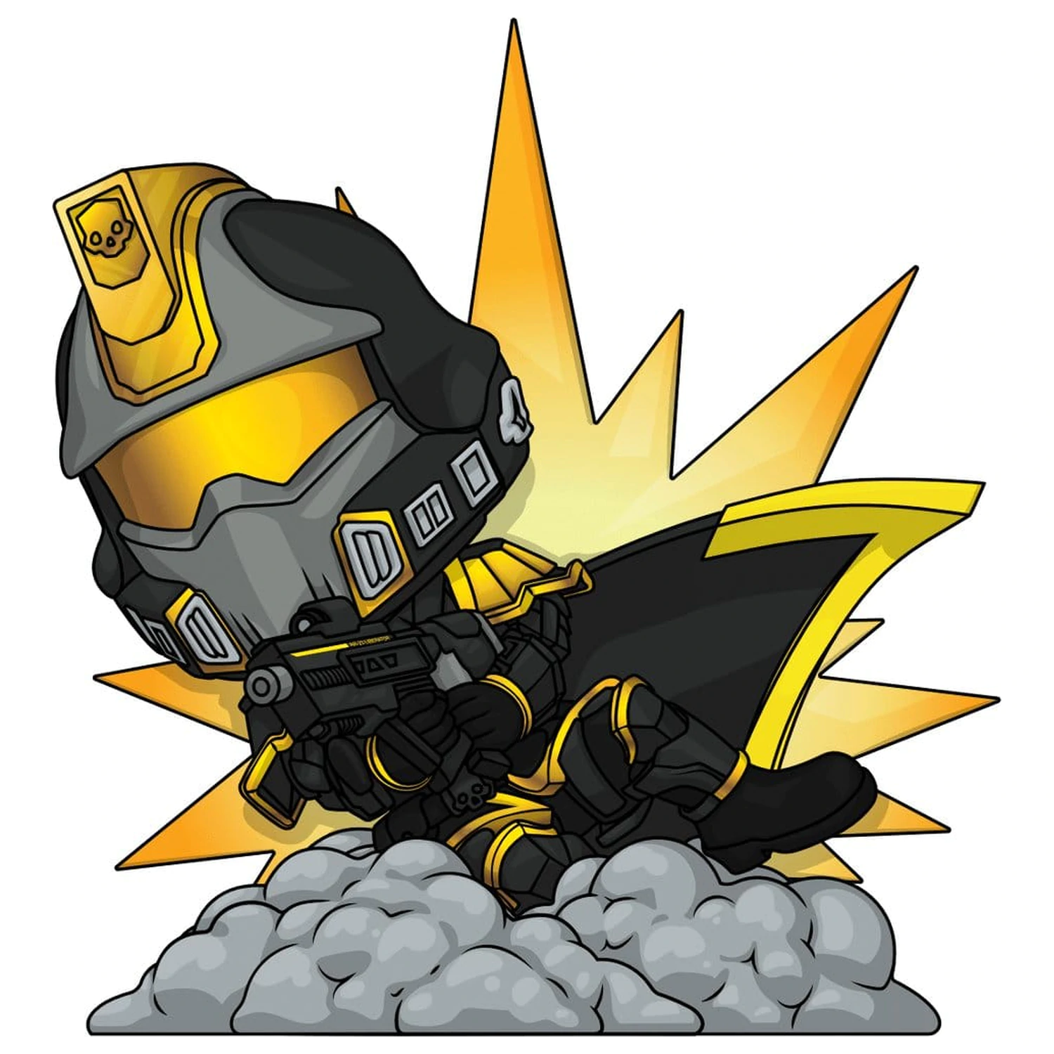 Helldivers 2 vinilna figura Hero of the Federation 10 cm fotografija izdelka