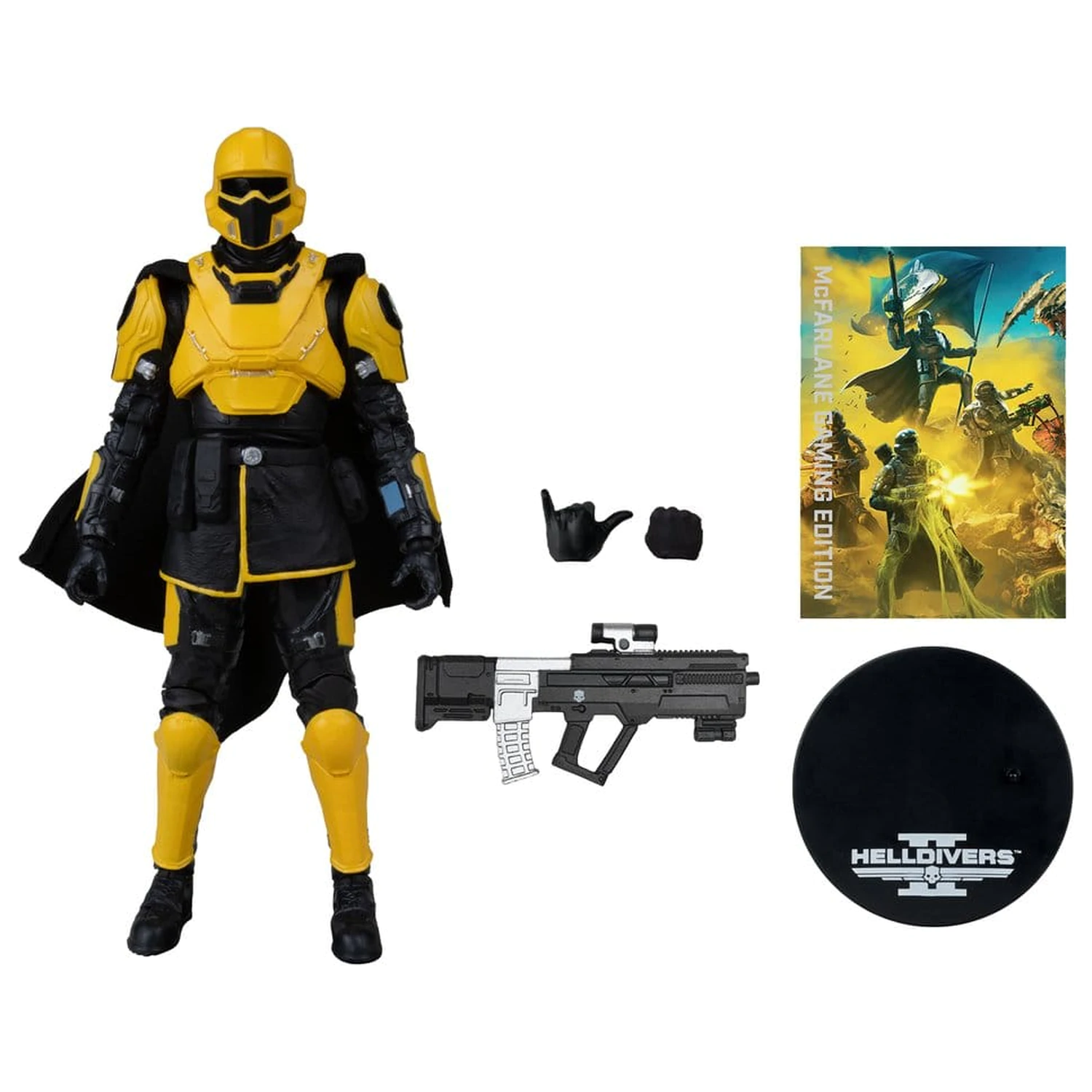 Helldivers II McFarlane Gaming Edition Akcijska figura T4-40 Gold Eagle 18 cm fotografija izdelka