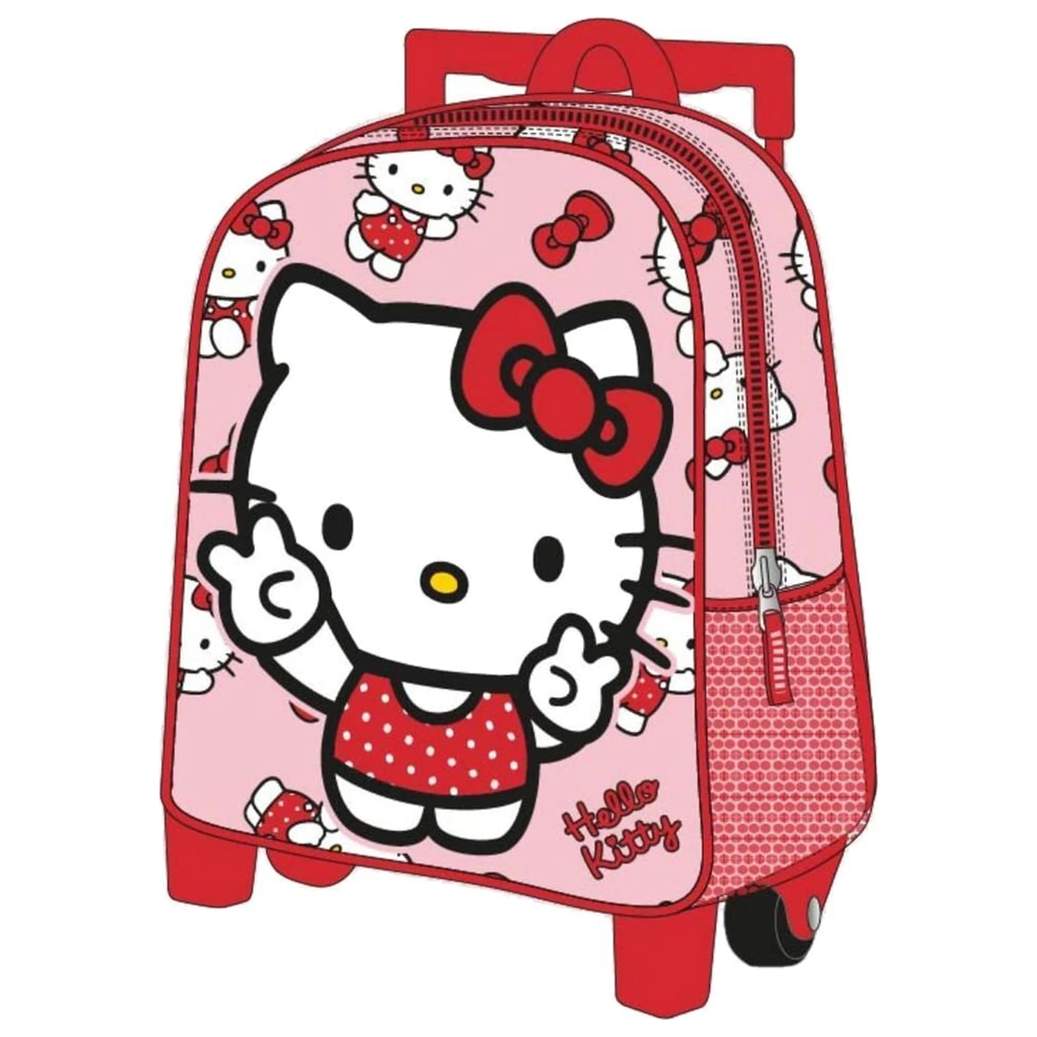 Hello Kitty 3D nahrbtnik s kolesi 30 cm fotografija izdelka