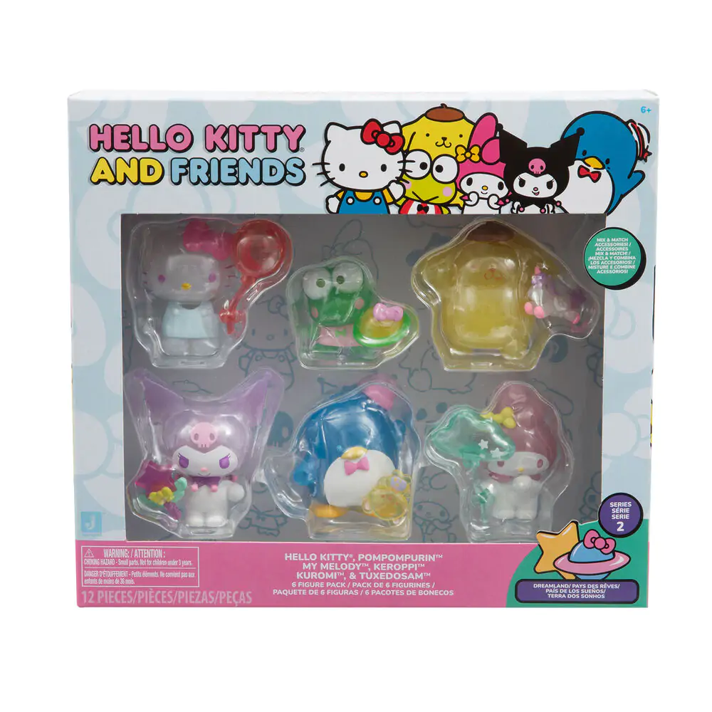 Hello Kitty paket 6 figuric 5 cm fotografija izdelka