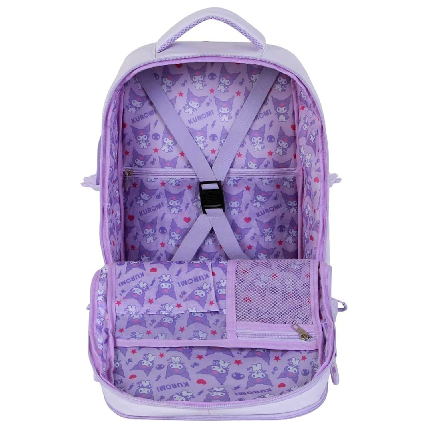 Hello Kitty and Friends Kuromi univerzitetni nahrbtnik 40 cm fotografija izdelka