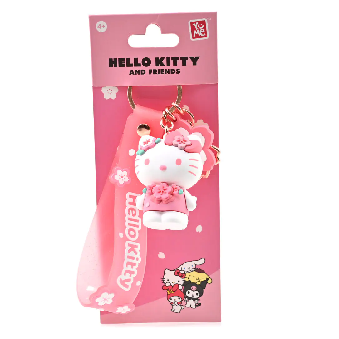 Hello Kitty and Friends Sanrio Sakura Hello Kitty obesek za ključe fotografija izdelka