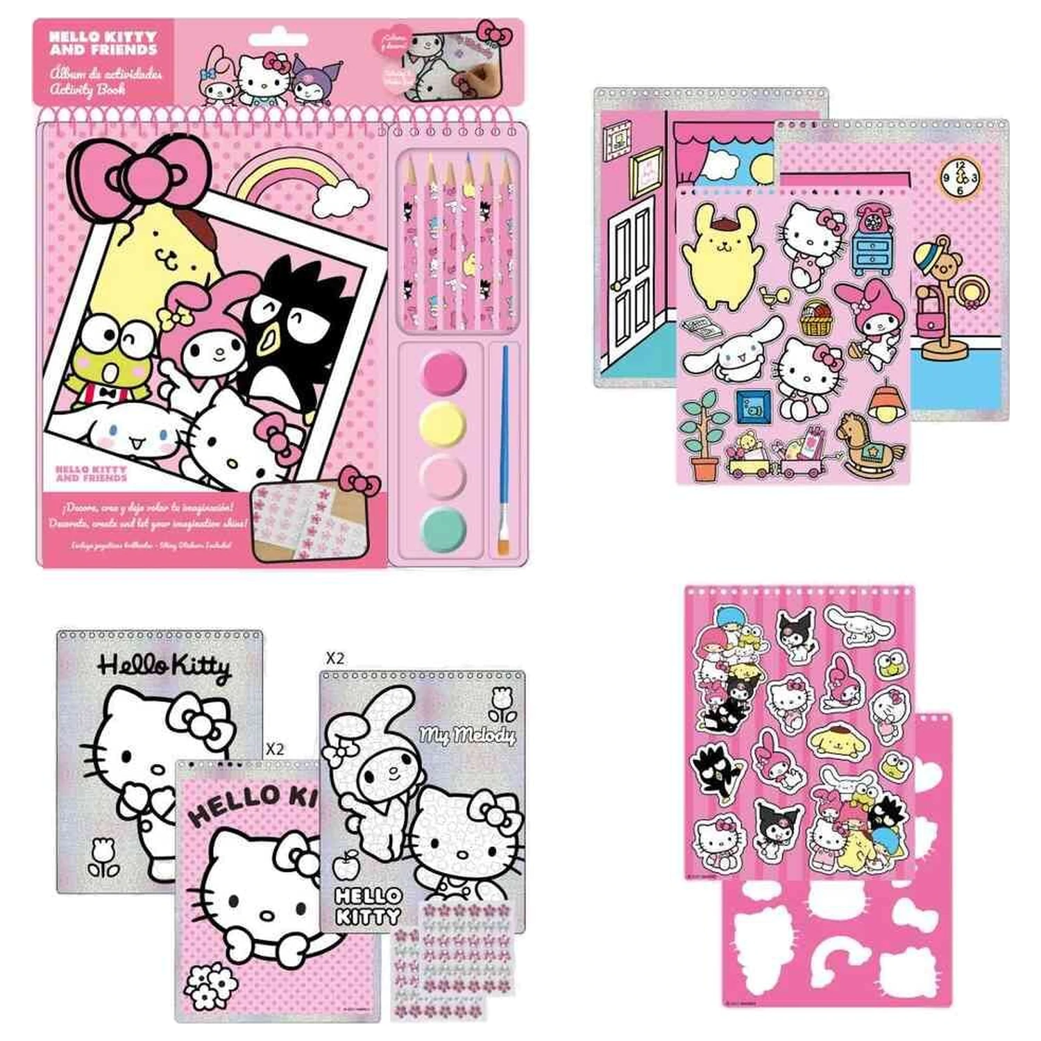 Hello Kitty and Friends barvanka z aktivnostmi fotografija izdelka