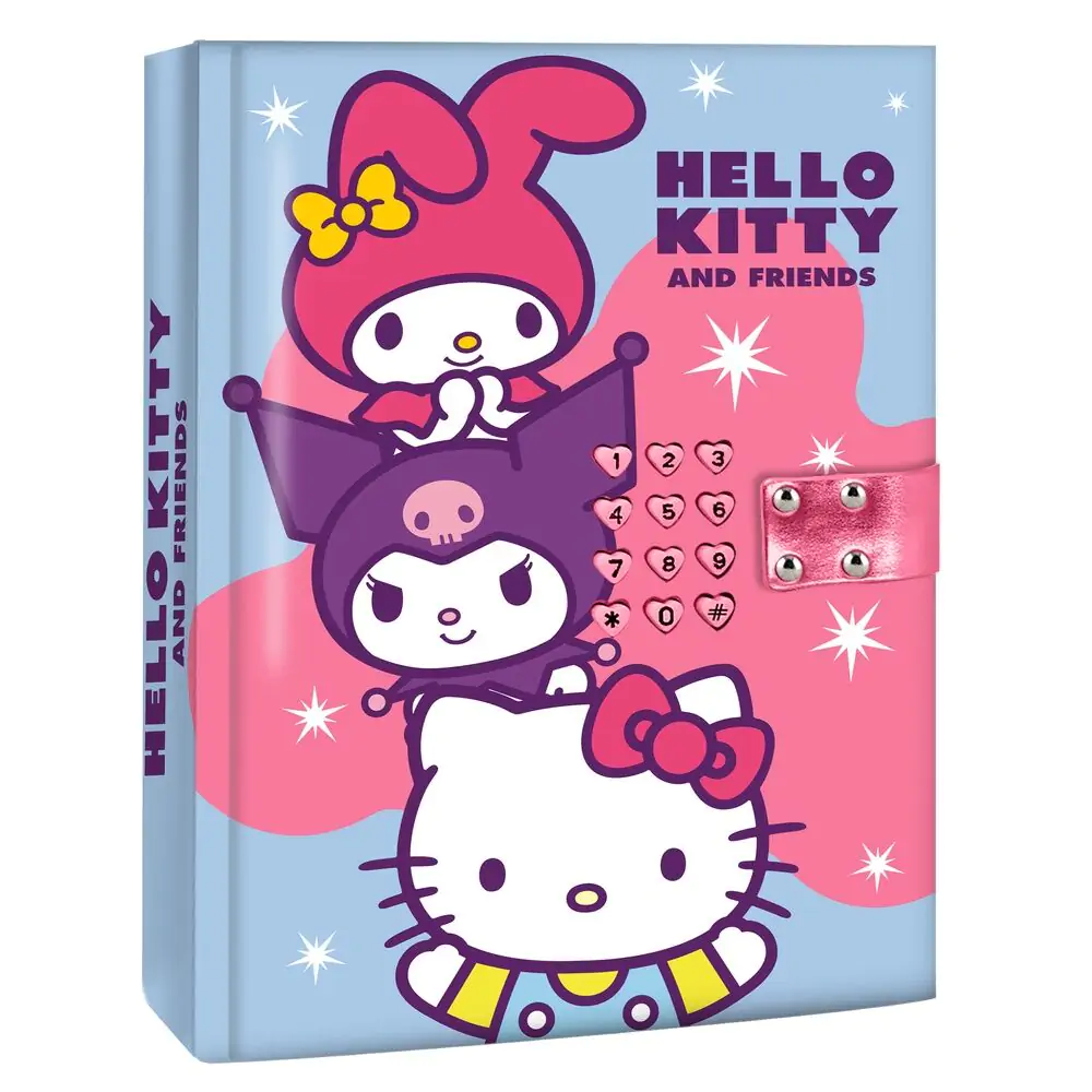 Hello Kitty and Friends skrivni elektronski dnevnik zvoki fotografija izdelka