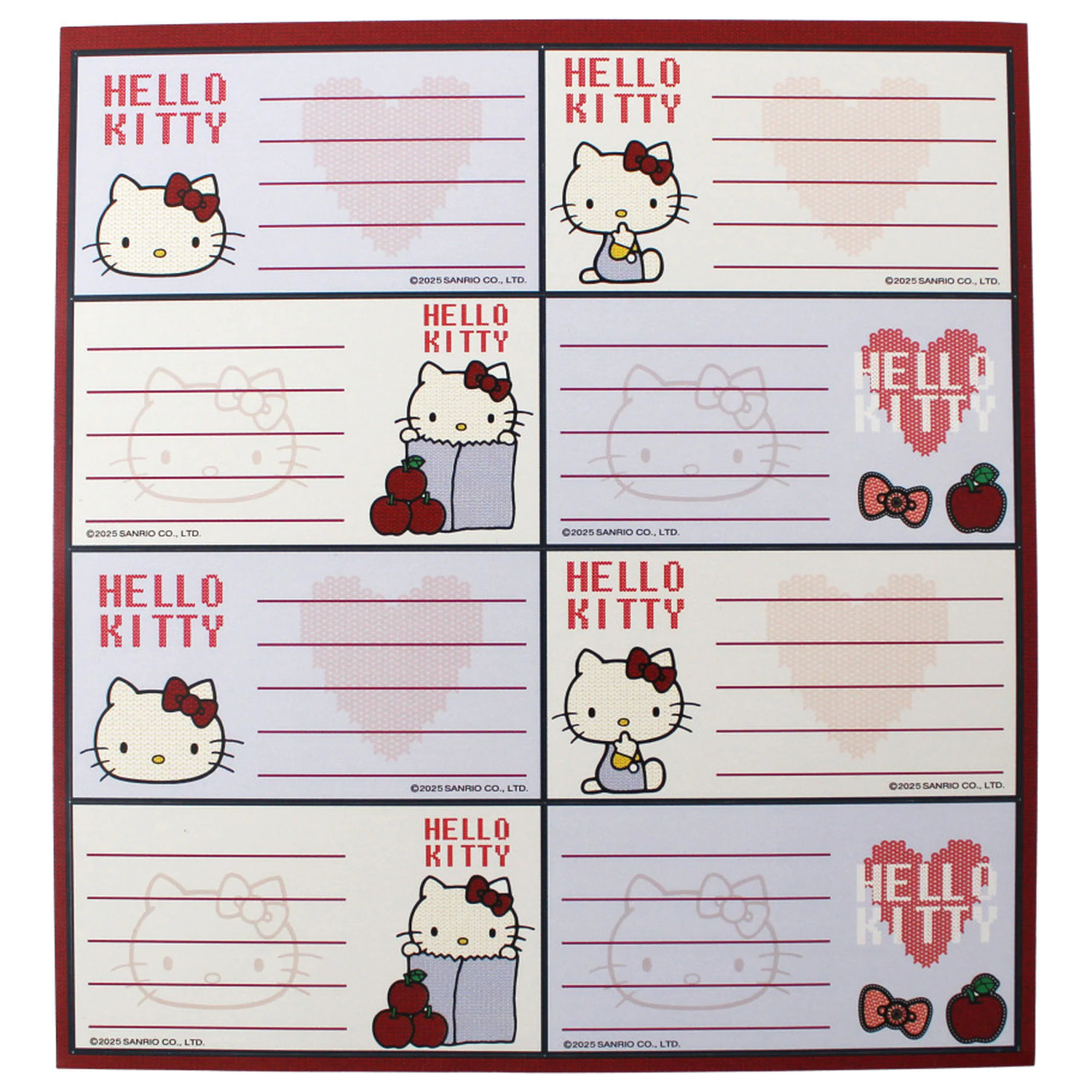Hello Kitty Apple nalepka za prenosnik, 16 kosov fotografija izdelka