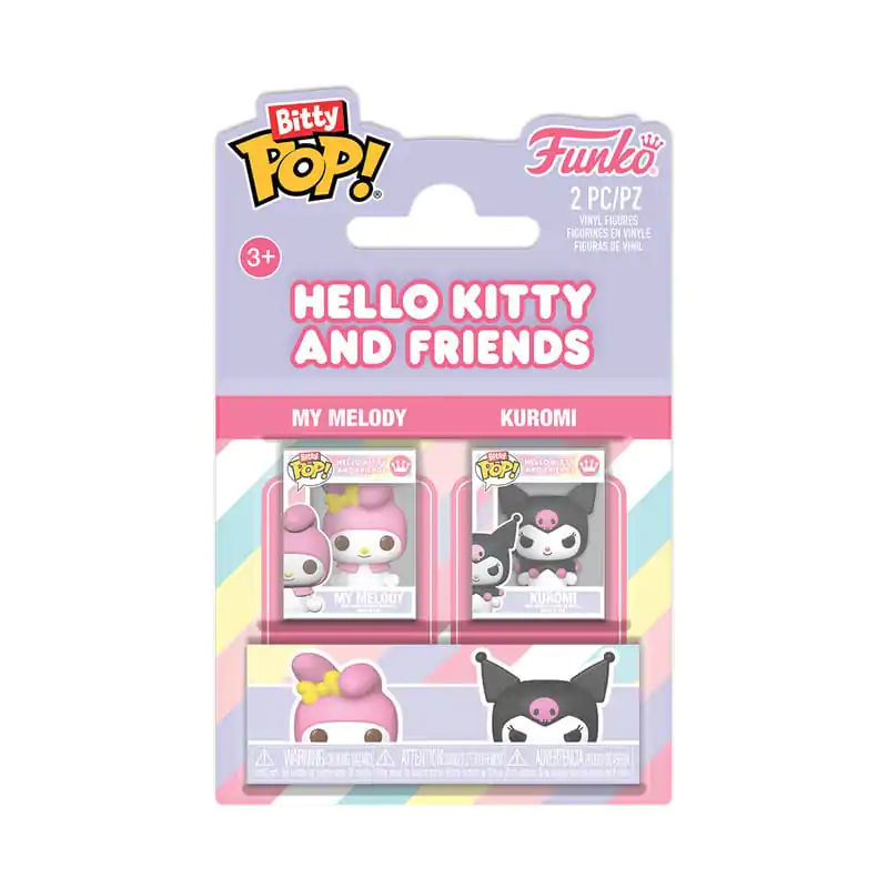 Hello Kitty Bitty Funko POP! Vinyl Figurice 2-paket My Melody&Kuromi fotografija izdelka