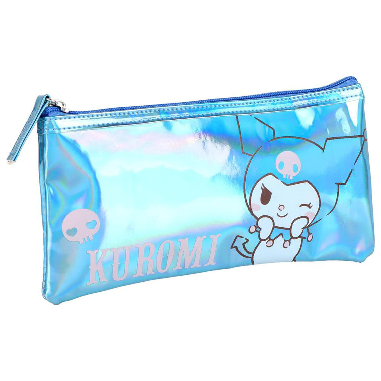 Hello Kitty Modra Iridescent Otroška toaletna torbica, peresnica fotografija izdelka