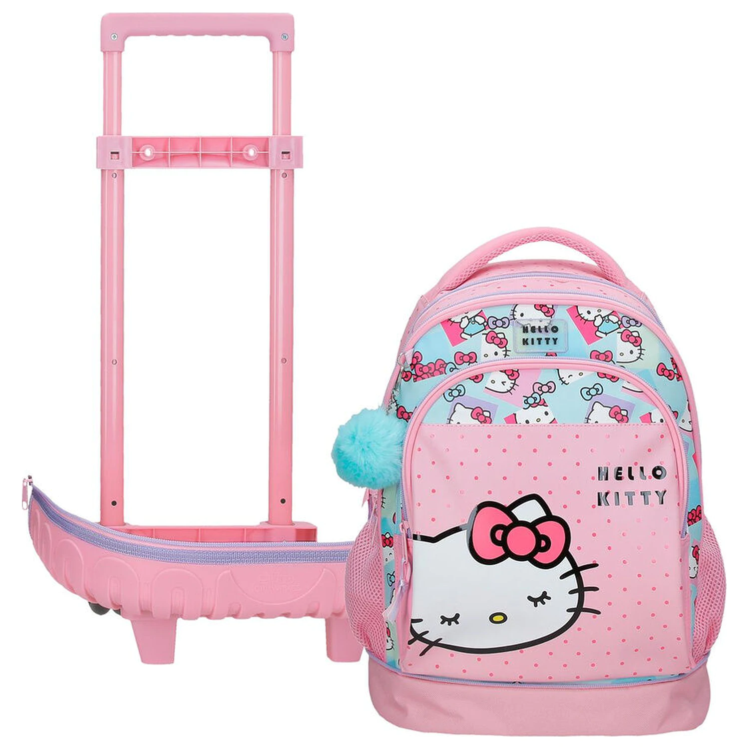 Hello Kitty Bows izvlečni kompaktni voziček 43cm fotografija izdelka
