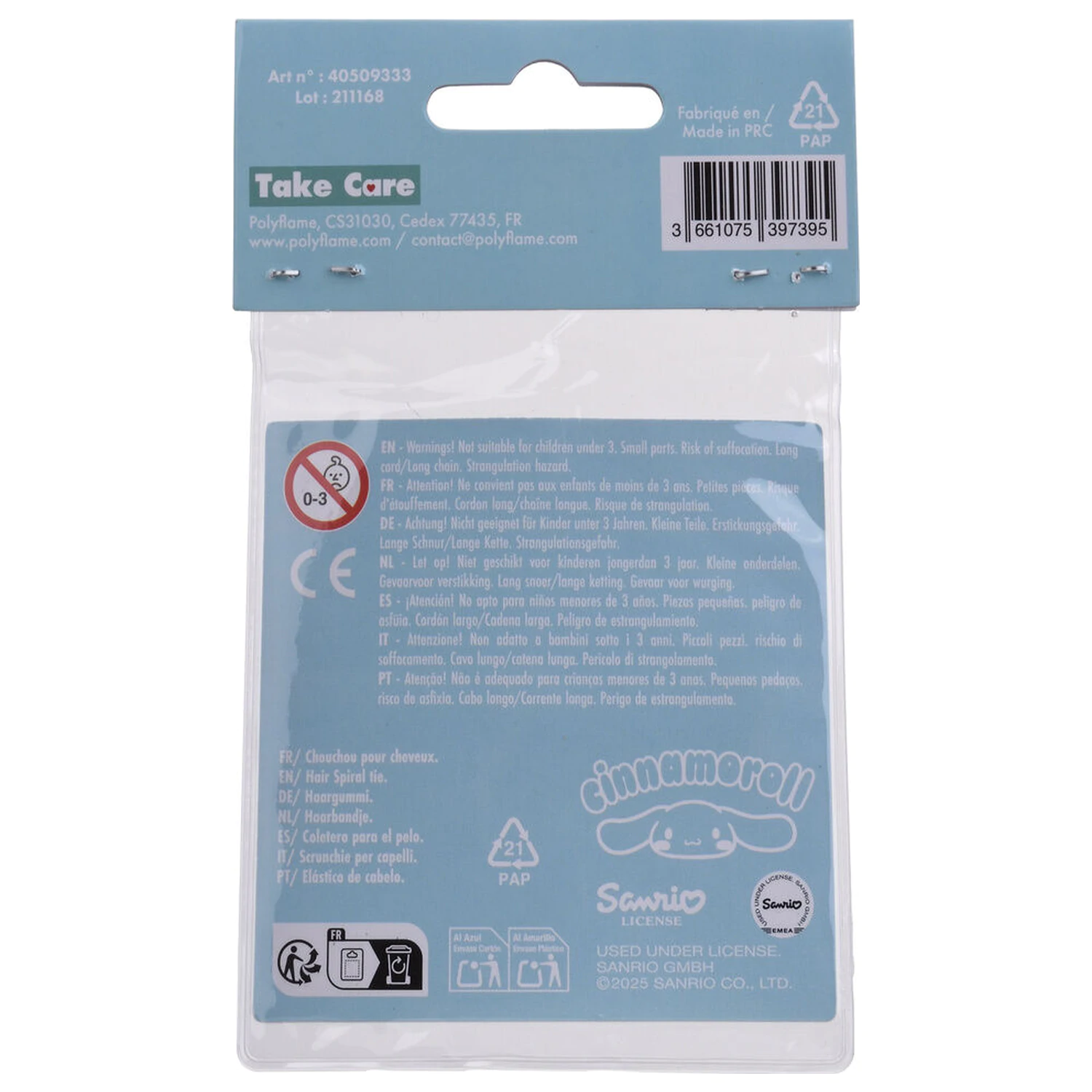 Hello Kitty Cinnamoroll paket 2 gumic za lase fotografija izdelka