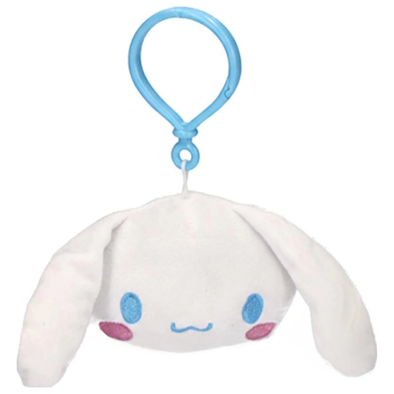 Hello Kitty Cinnamoroll Glava 3D plišasta figura z obešalnikom, obesek za torbo 21 cm fotografija izdelka