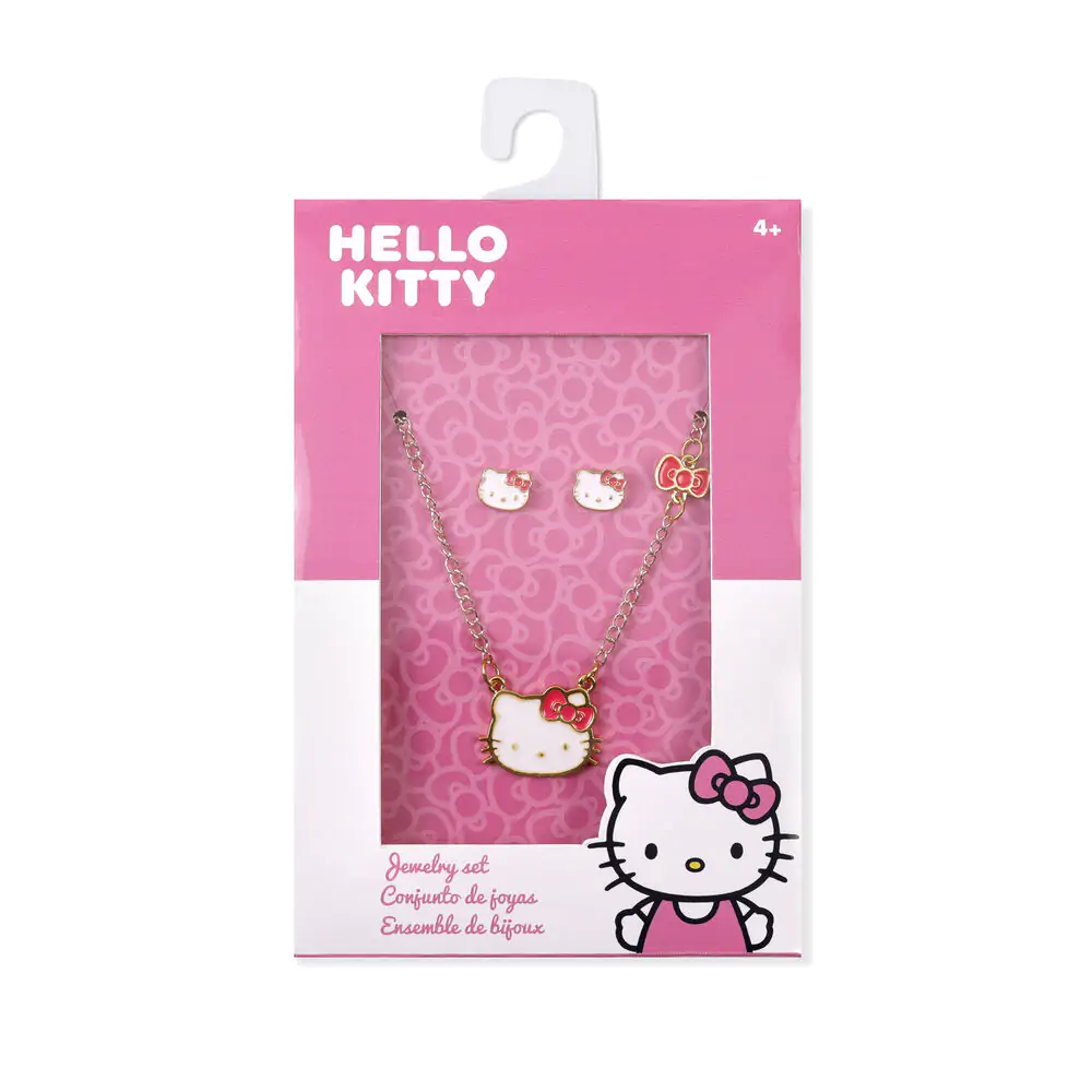 Komplet ogrlica in uhani Hello Kitty fotografija izdelka