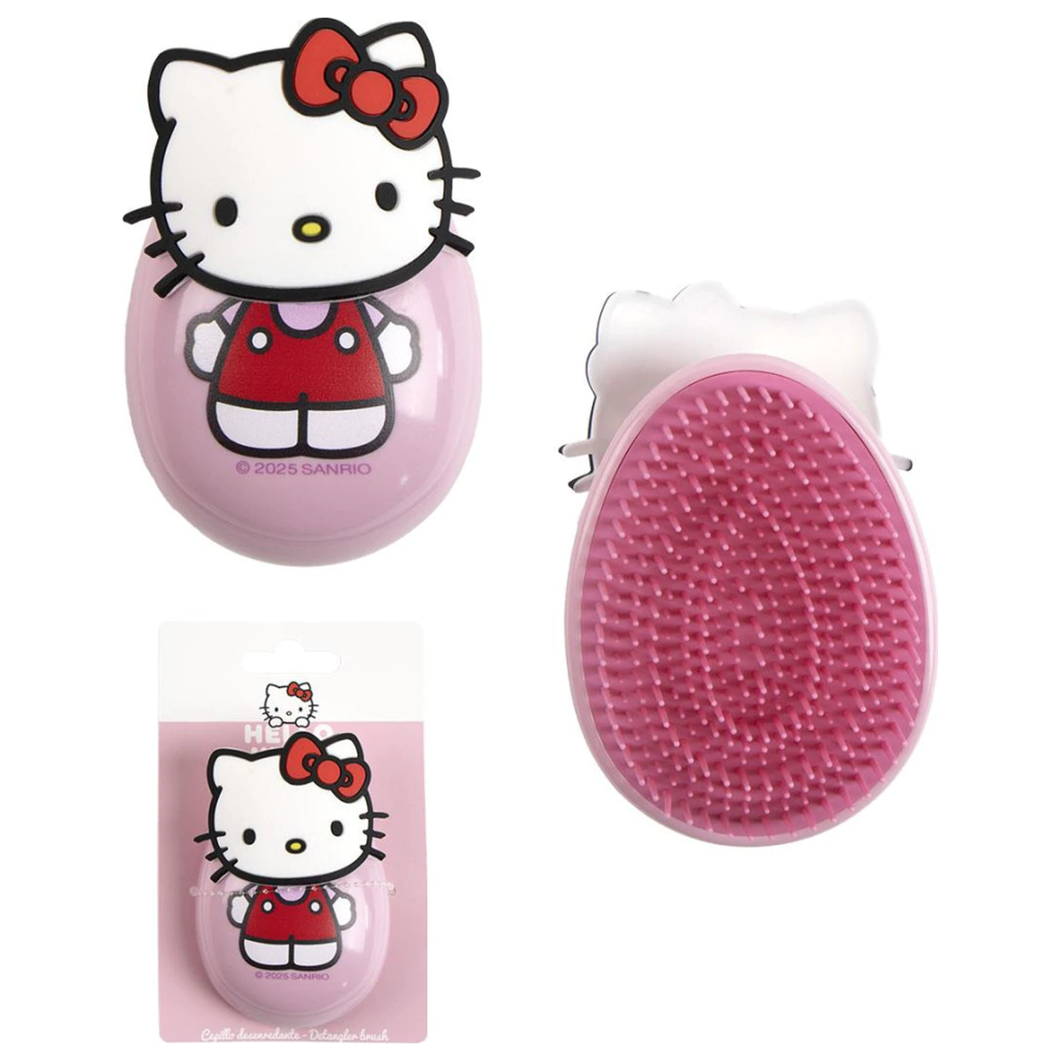 Hello Kitty Detangler 3D krtača za lase, glavnik 9 cm fotografija izdelka