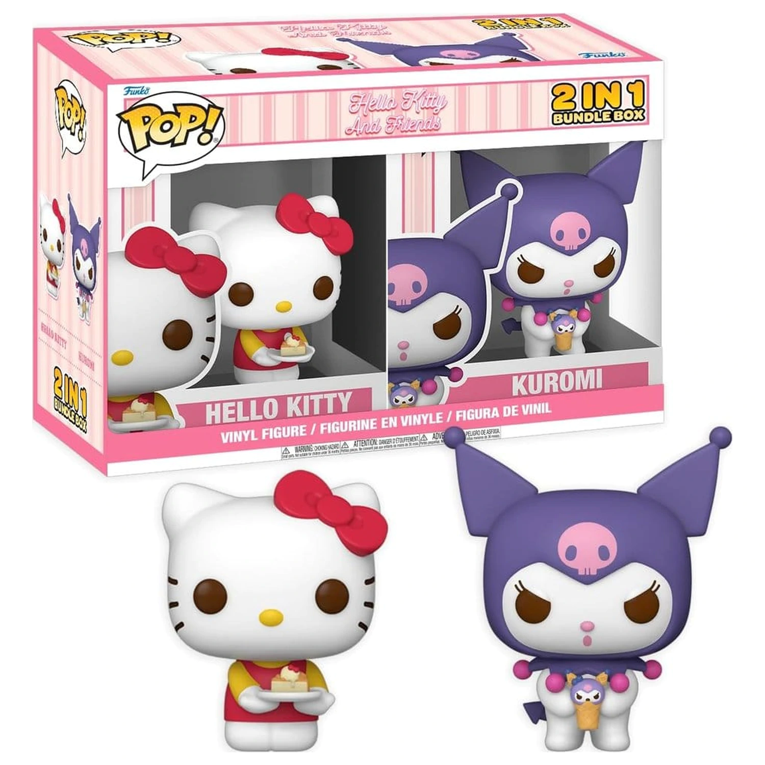 Funko Pop Hello Kitty Exclusive Škatla Hello Kitty & Kuromi fotografija izdelka