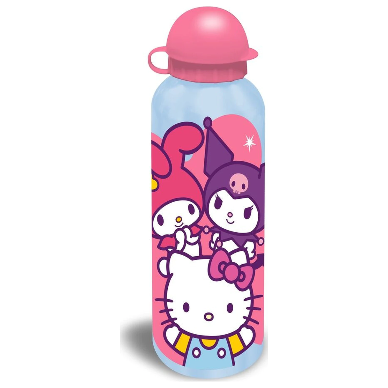 Hello Kitty Friends aluminijasta steklenica za vodo s pokrovčkom za pitje 500 ml fotografija izdelka