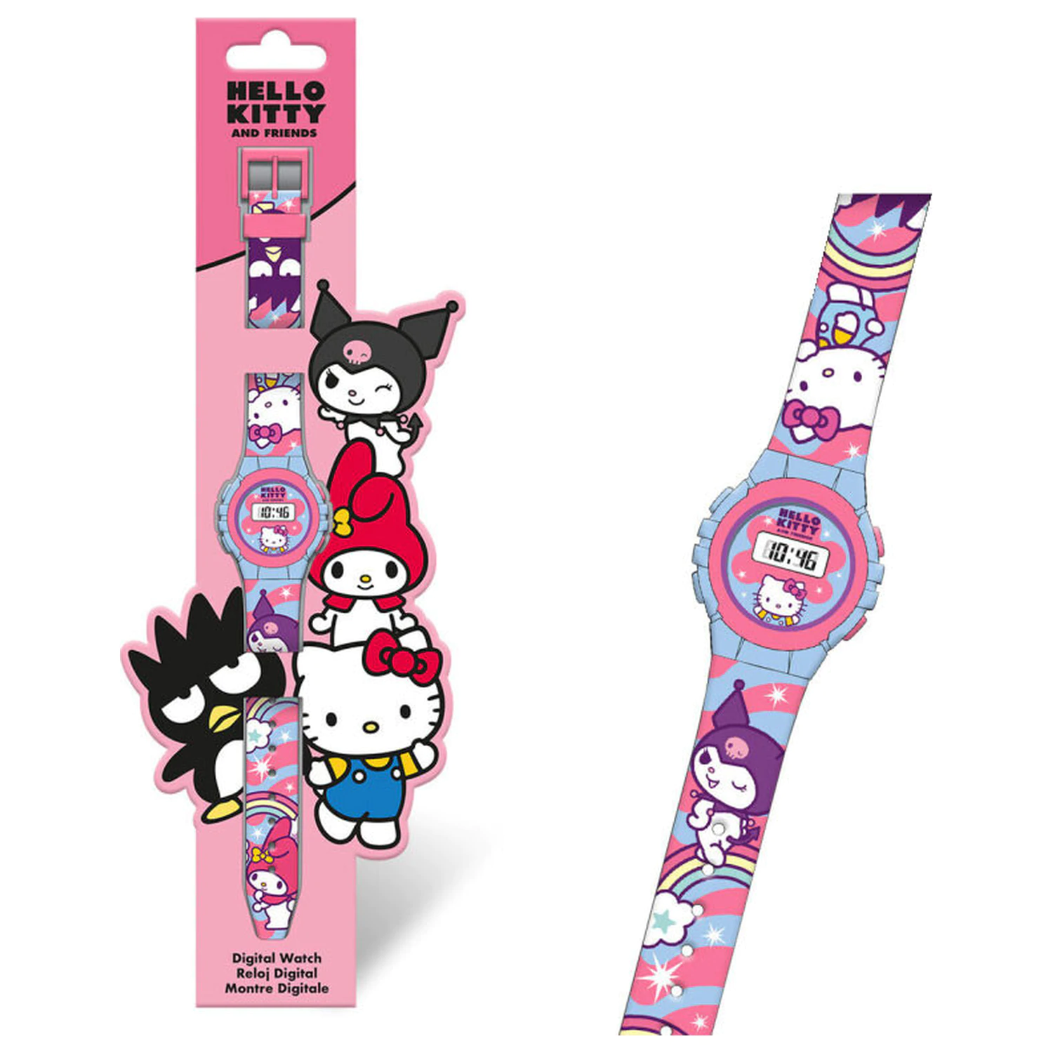 Hello Kitty Friends Kuromi Digitalna Ura fotografija izdelka