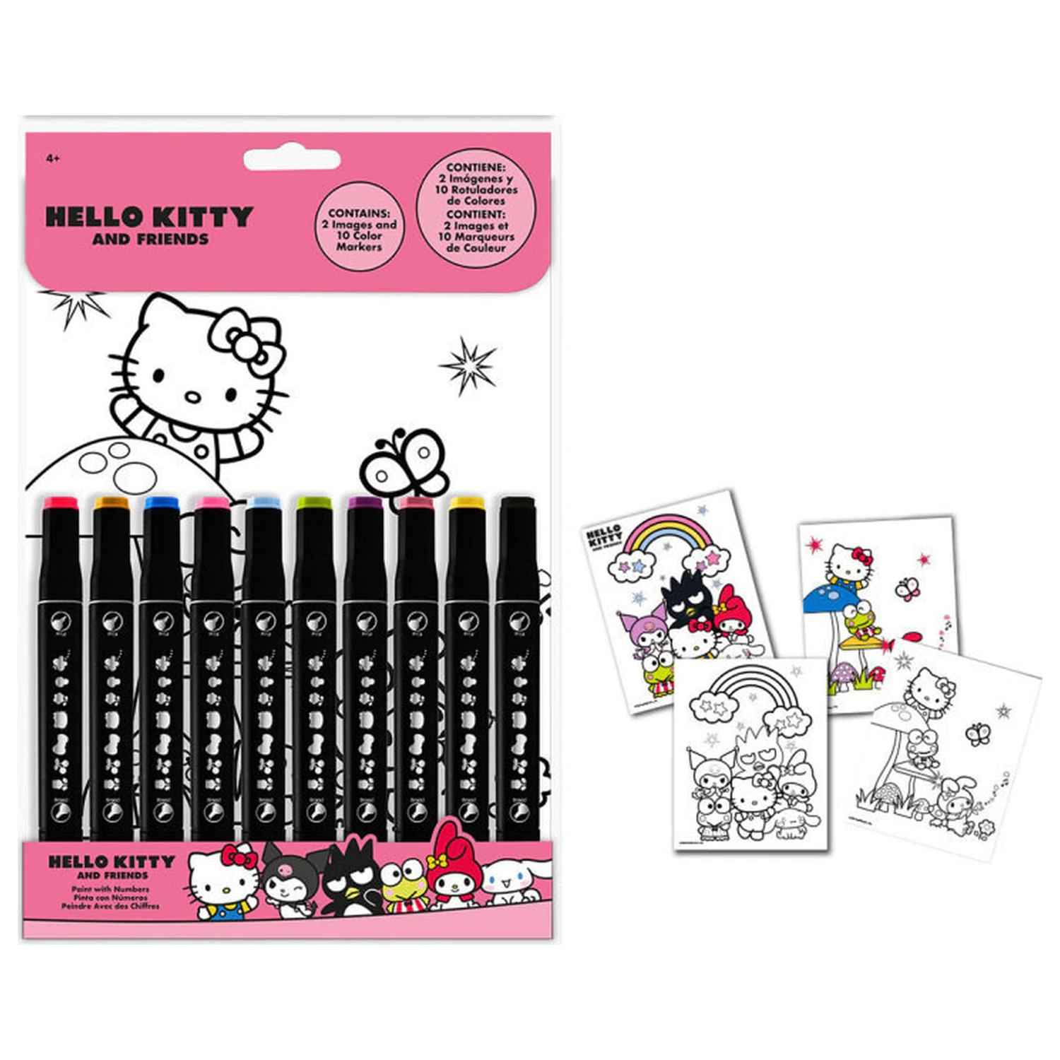 Hello Kitty Friends Multi Pobarvanka fotografija izdelka
