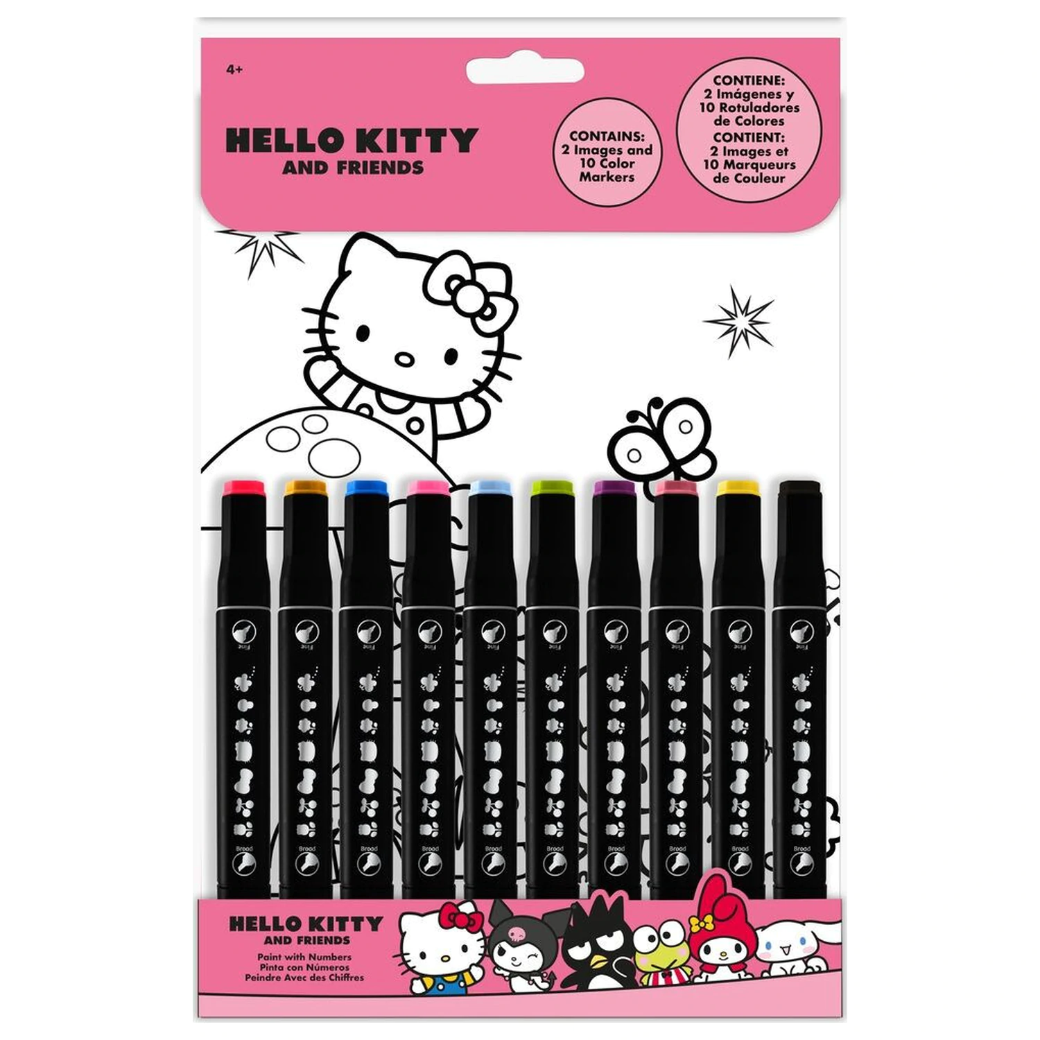 Hello Kitty Friends Multi Pobarvanka fotografija izdelka