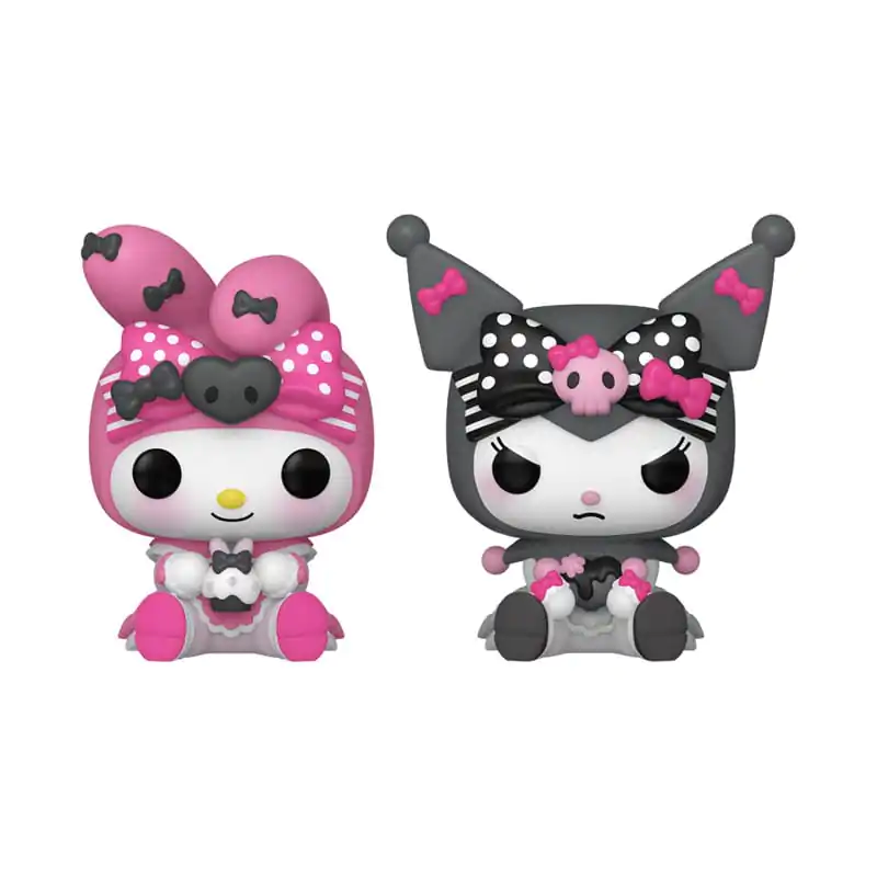 Hello Kitty Funko POP! dvojni paket vinilnih obeskov za ključe My Melody & Kuromi 4 cm fotografija izdelka
