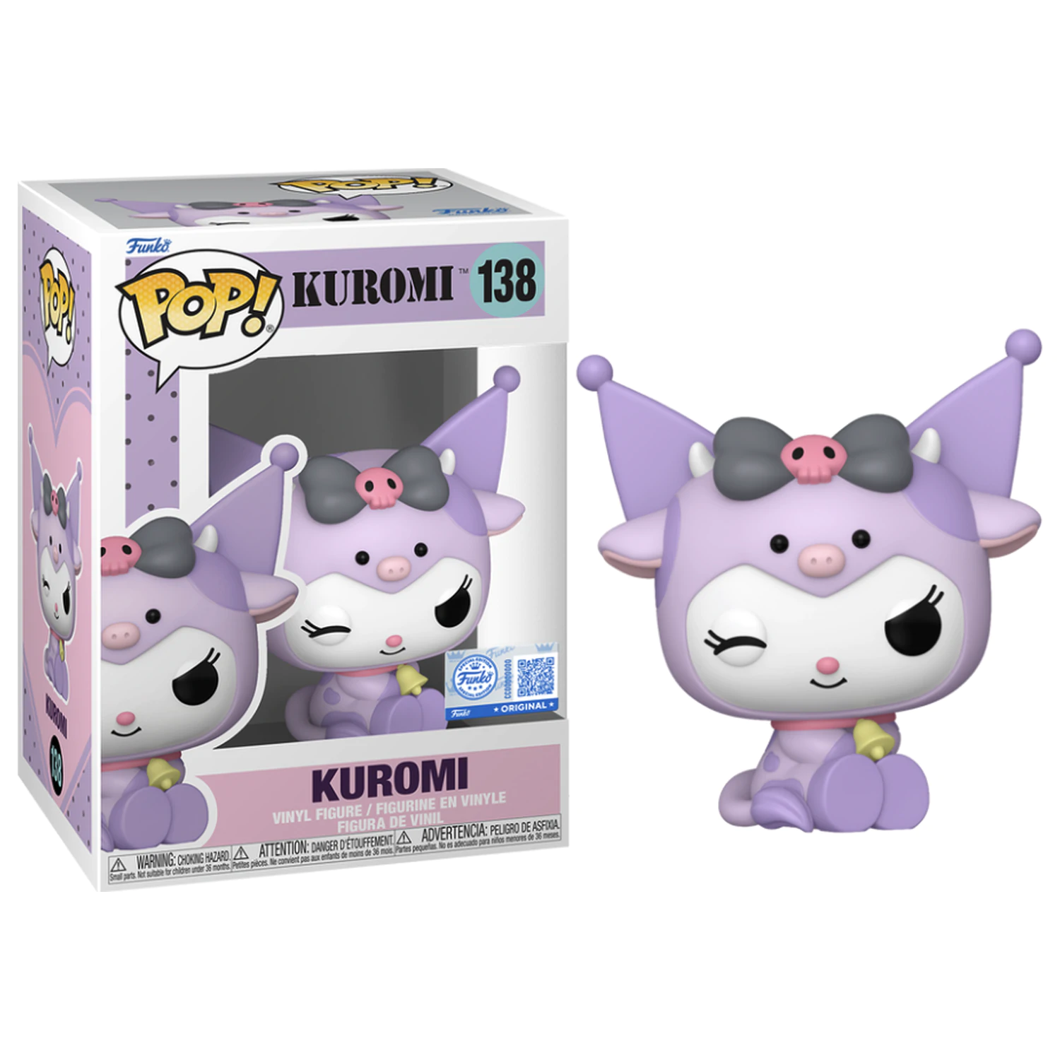 Hello Kitty Funko Pop! Sanrio Kuromi v kravji preobleki fotografija izdelka