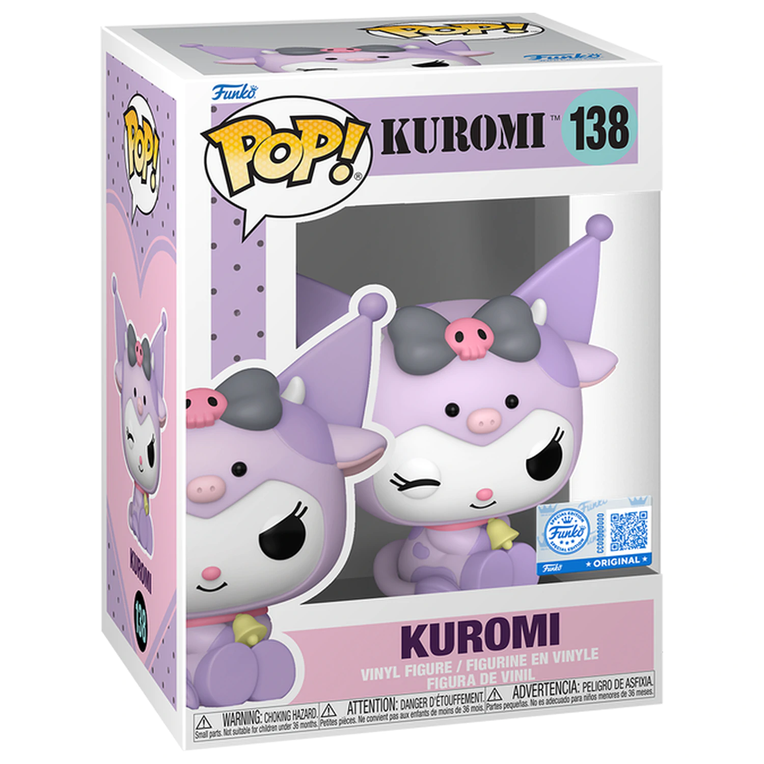 Hello Kitty Funko Pop! Sanrio Kuromi v kravji preobleki fotografija izdelka